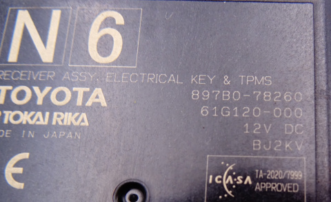 LEXUS NX 450 h+ MODUŁ KEY TMPS 897B0-78260