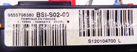 MODUŁ BSI SKRZYNKA 9655708380