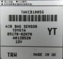 TOYOTA COROLLA E21 XII sensor airbag poduszki powietrznej 89170-02N70