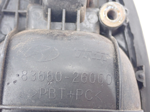 HYUNDAI SANTA FE I 04-07 LIFT klamka kaseta prawy tył czarna 83660-26000