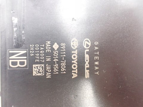 LEXUS NX 450 h+ 2021- MODUŁ STEROWNIK KOMPUTER GATEWAY - JAK NOWY EUROPA