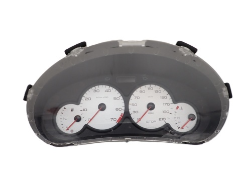 PEUGEOT 206 LICZNIK ZEGARY OBROTOMIERZ 2 WTYCZKI 9643401580 TYLKO 82361KM