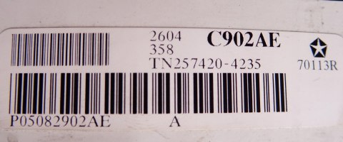 PACIFICA CS 3,5 LICZNIK ZEGARY P05082902AE