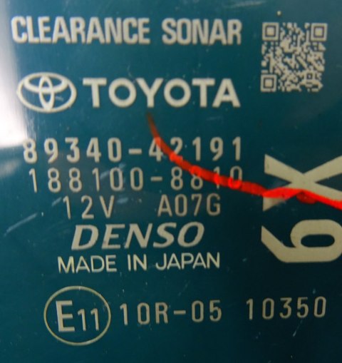 TOYOTA MODUŁ PDC 89340-42191 stan jak nowy Europa OE