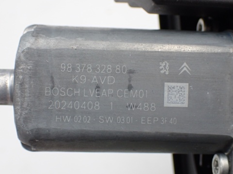 BERLINGO PARTNER COMBO PROACE DOBLO podnośnik mechanizm szyby prawy przód