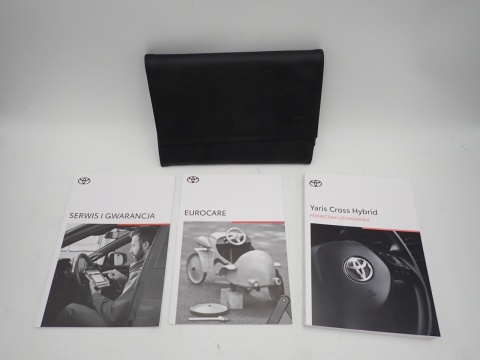 TOYOTA YARIS CROSS INSTRUKCJA PODRĘCZNIK UŻYTKOWNIKA ETUI GWARANCJA KPL - JAK NOWE