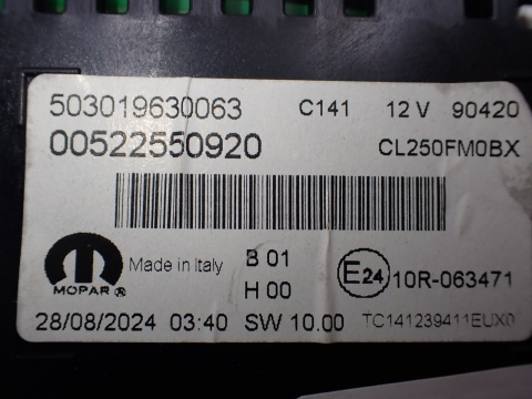 BOXER III DUCATO III JUMPER III PROACE licznik prędkościomierz wyświetlacz JAK NOWY EUROPA 5550196305