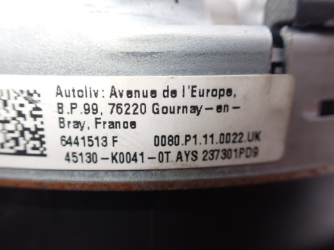 AIRBAG PODUSZKA POWIETRZNA KIEROWCY TOYOTA YARIS CROSS 45130K00410T - JAK NOWA OE EU